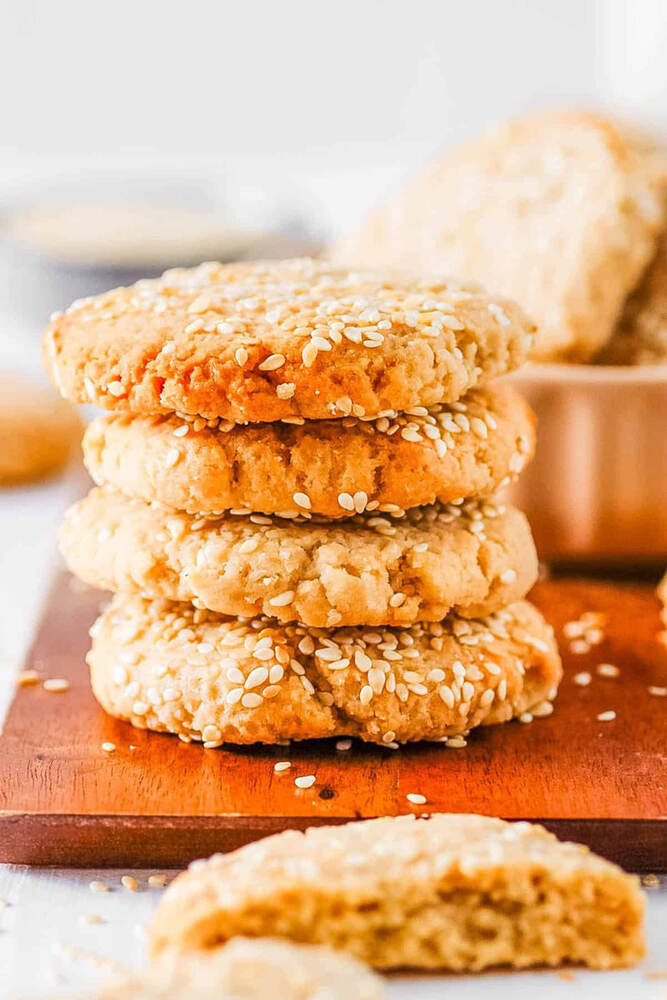 Easy Peasy Gluten Free Tahini Cookies