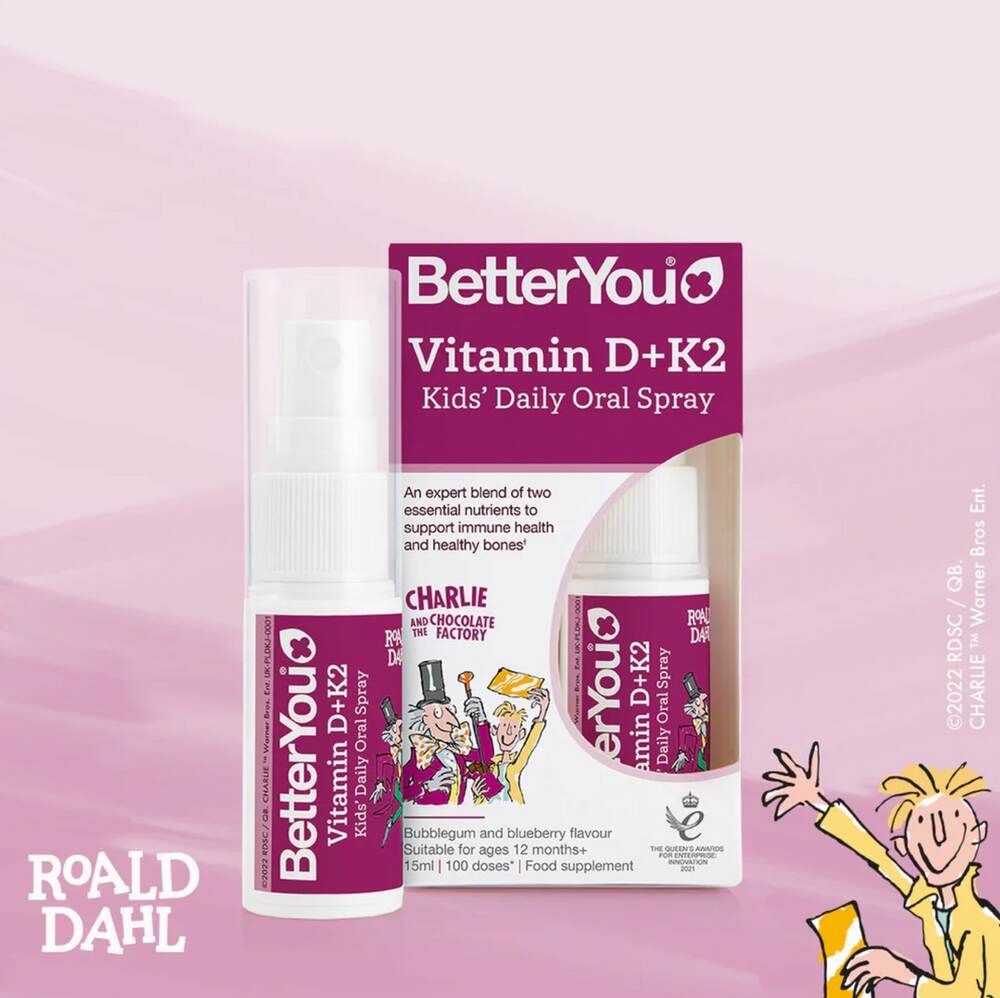 Better You - Vitamin D + K2 Kids' Oral Spray for Kids
