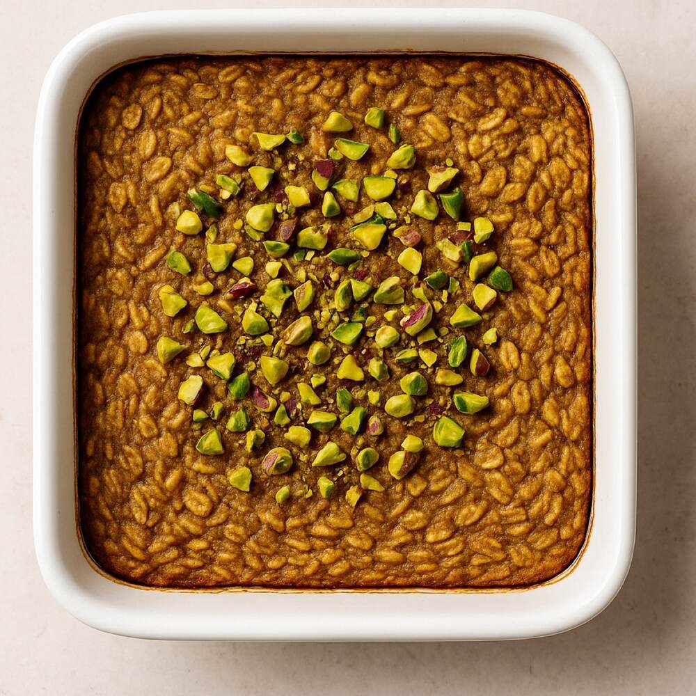 Chai Spiced Baked Oatmeal