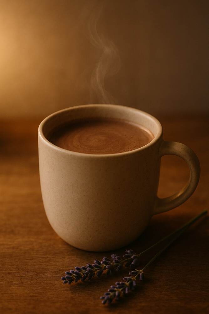 Lavender Hot Chocolate (Cacao)