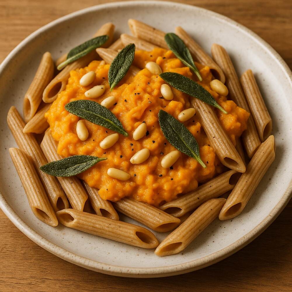 Pasta with Sweet Potato and Sage Sauce
