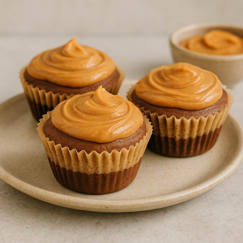 Peanut Butter & Chocolate Mousse Mini Pies