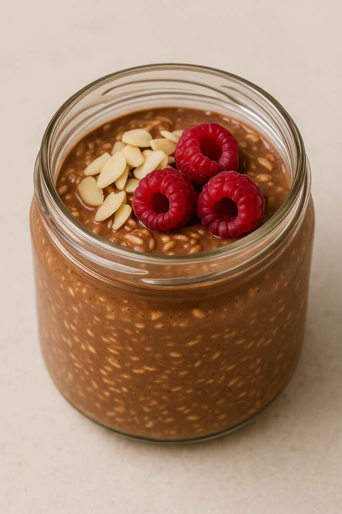 Cacao Maca Overnight Oats