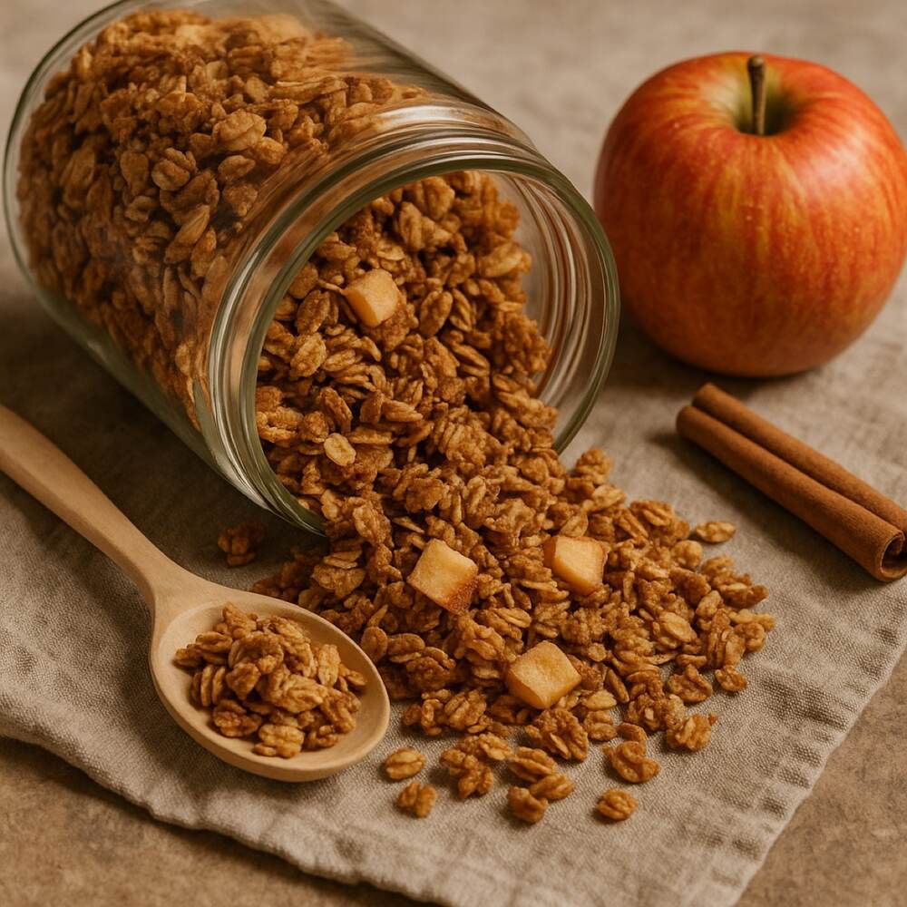 Apple & Cinnamon Granola - Only 4 Ingredients