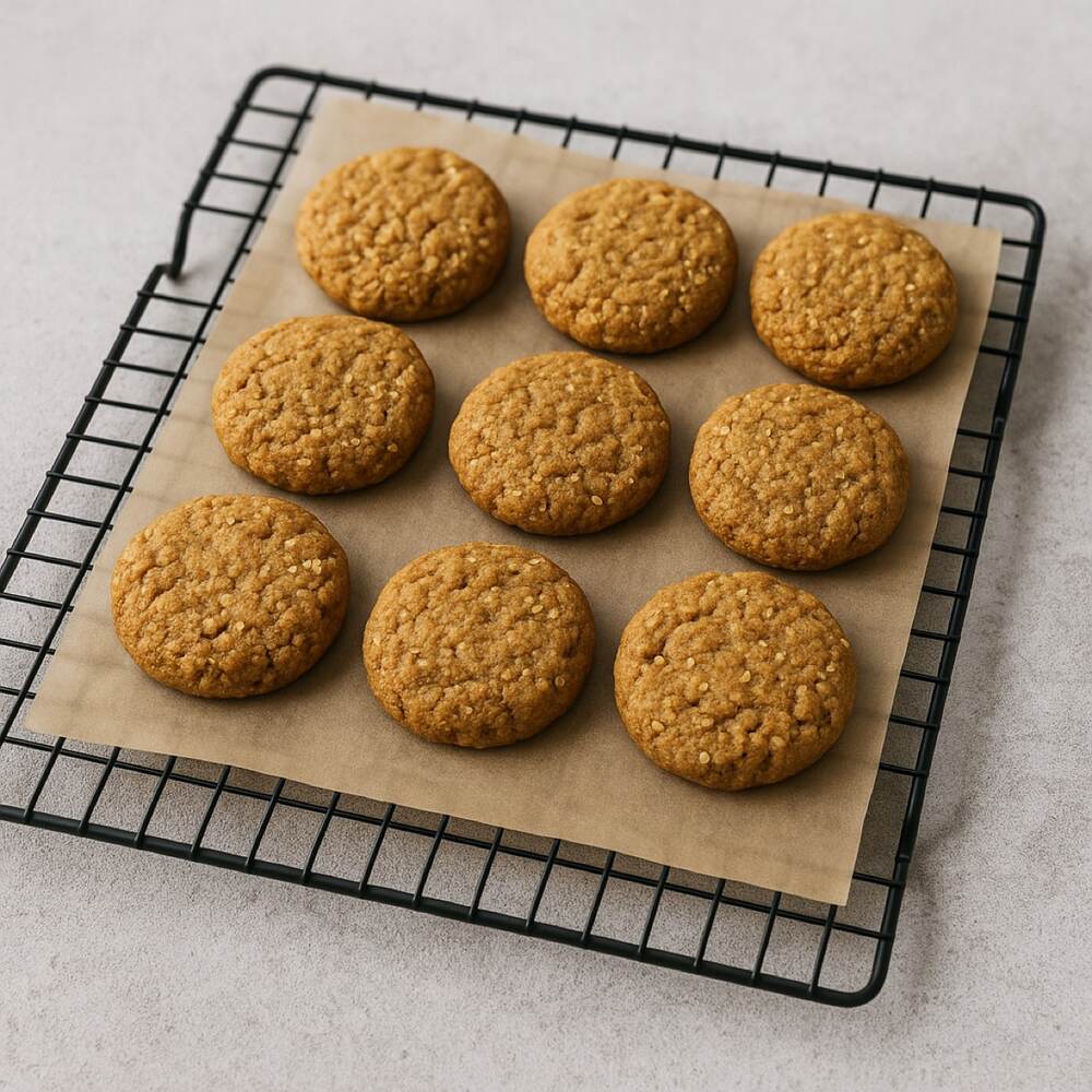 Golden Linseed Oat Cookies - Full of Omega-3 and Great for Baby Led Weaning