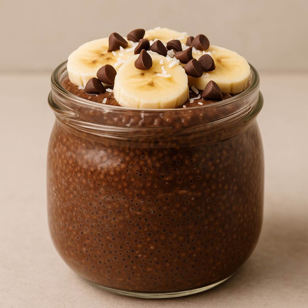 Chocolate Maca Chia Pudding