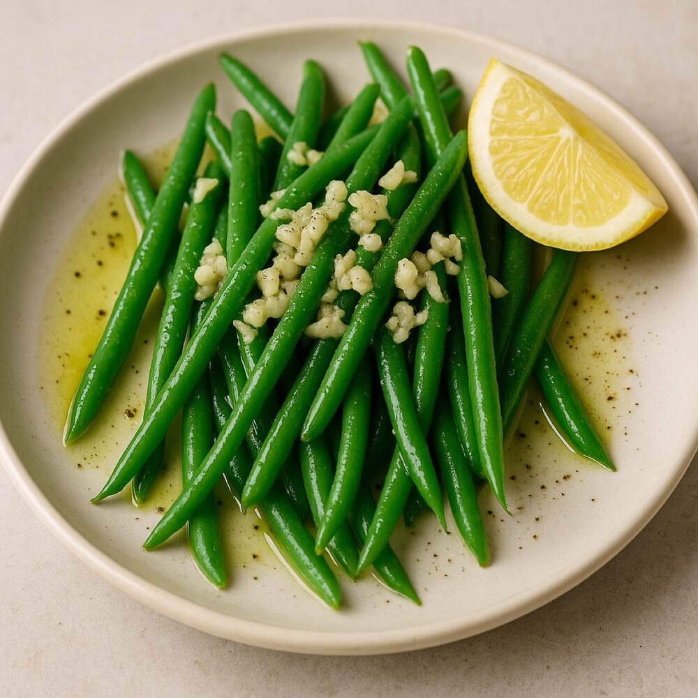 Garlicky Green Beans