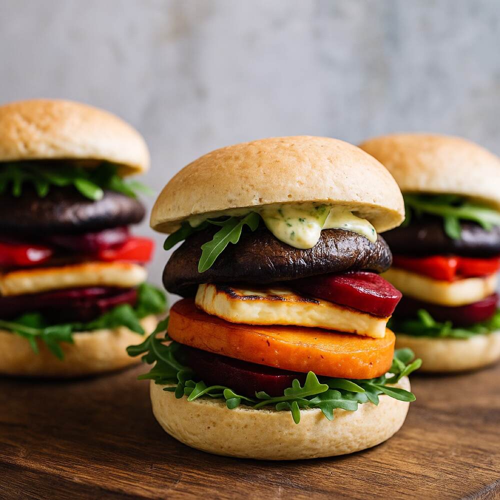 Epic Vegetarian Portobello Burgers
