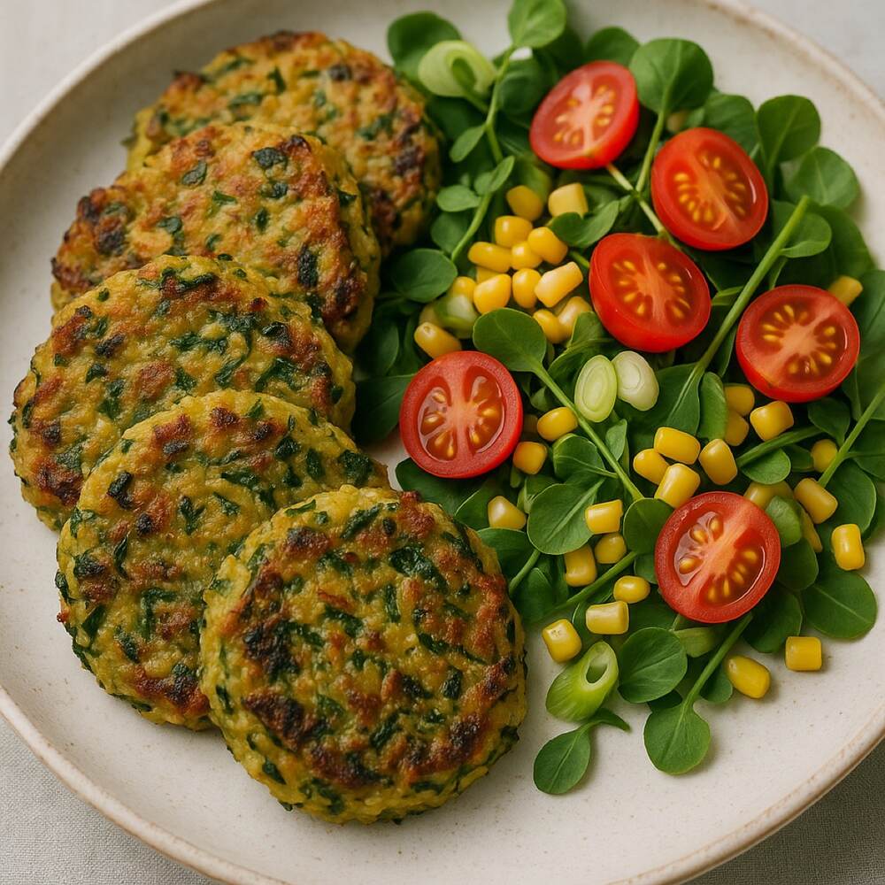 Leek & Zucchini Fritters