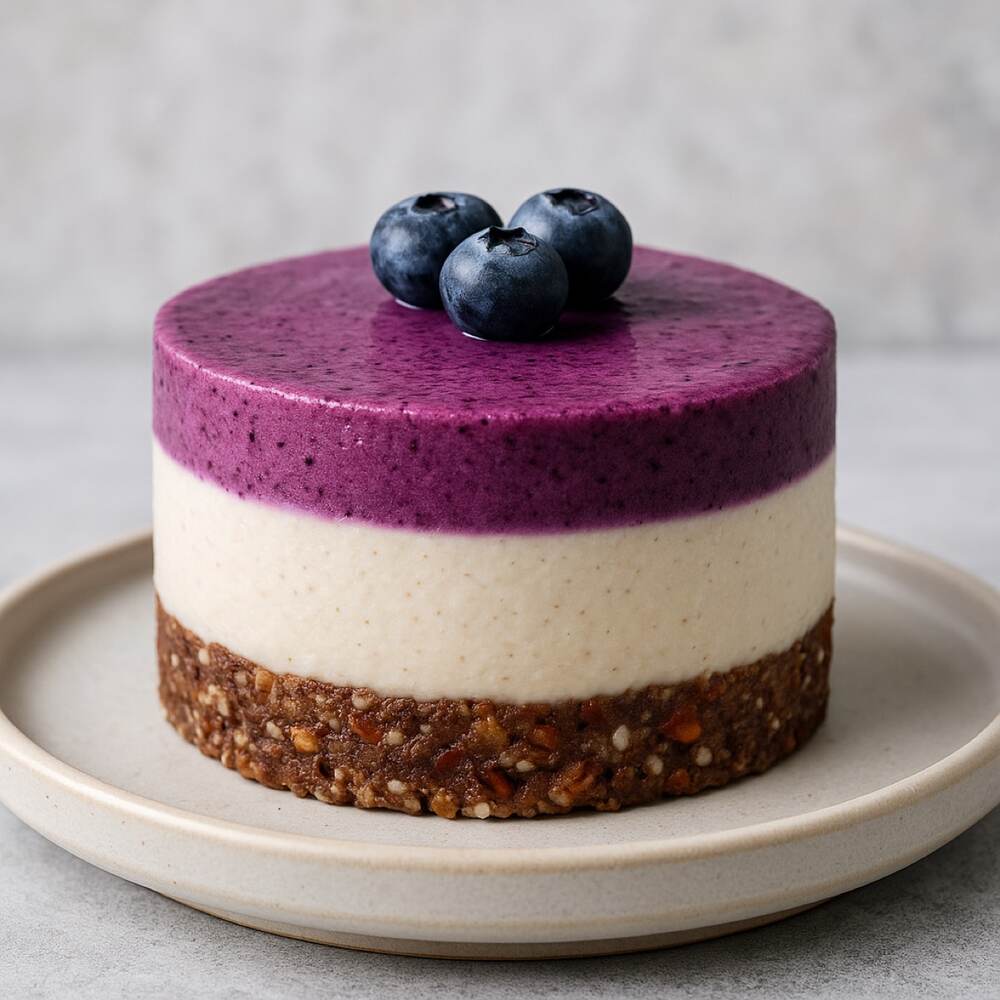 Raw Vegan Super Berry 'Cheesecake'