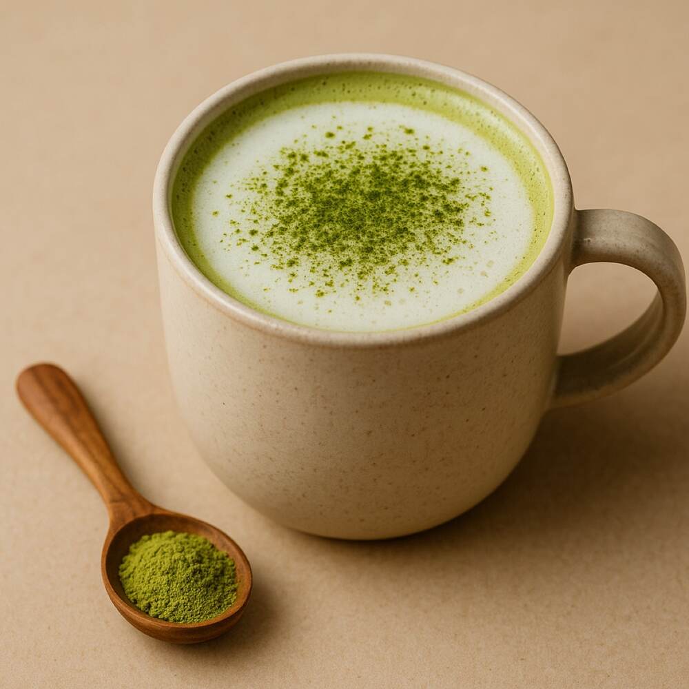 Peppermint Matcha Latte