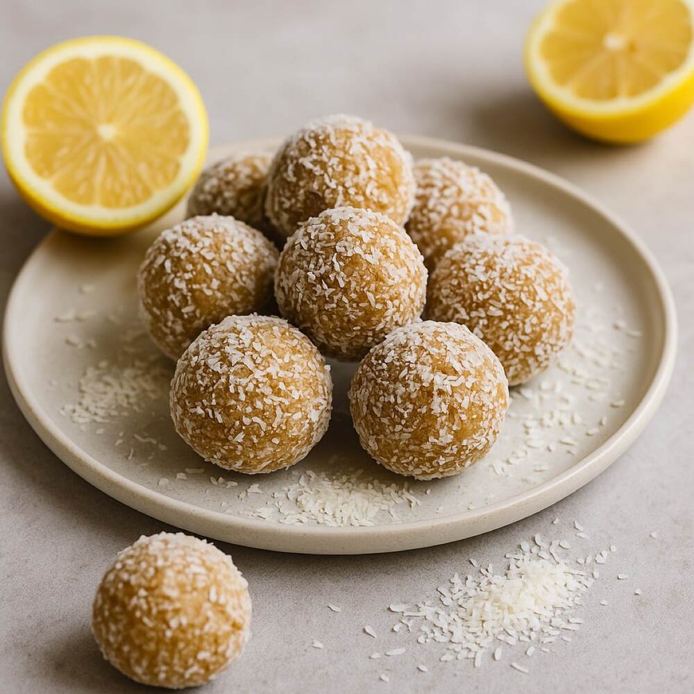Lemon, Coconut & Baobab Bliss Balls