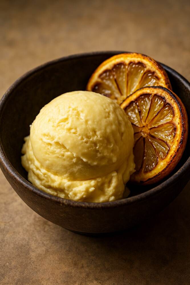 Roasted Lemon Ice Cream