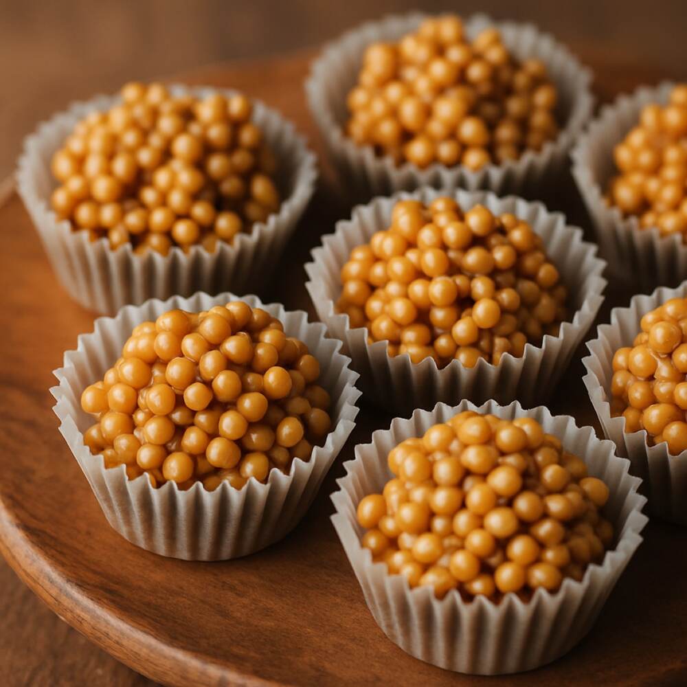 Raw Caramel & Puffed Quinoa Krispie Treats