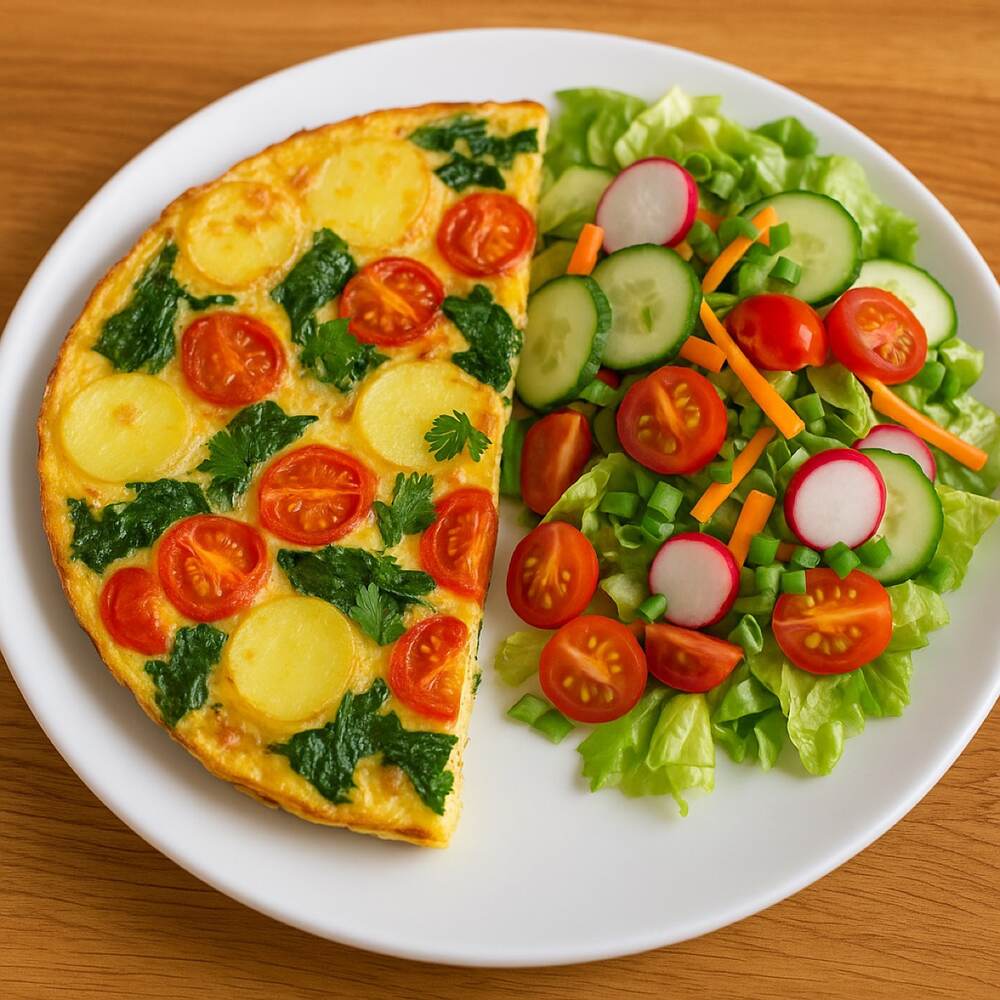 Potato & Spinach Frittata