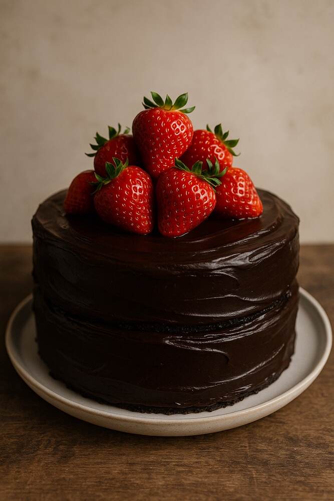 Epic Chocolate Birthday Cake - GF DF SF