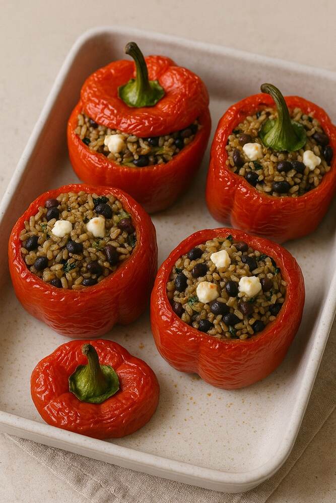 Vegetarian Stuffed Peppers