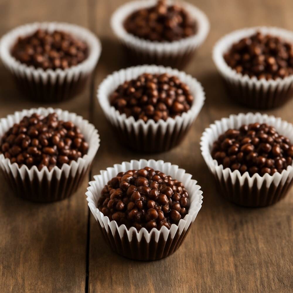 Chocolate & Puffed Quinoa Krispie Treats