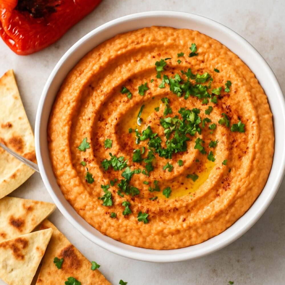 Roasted Red Pepper Hummus