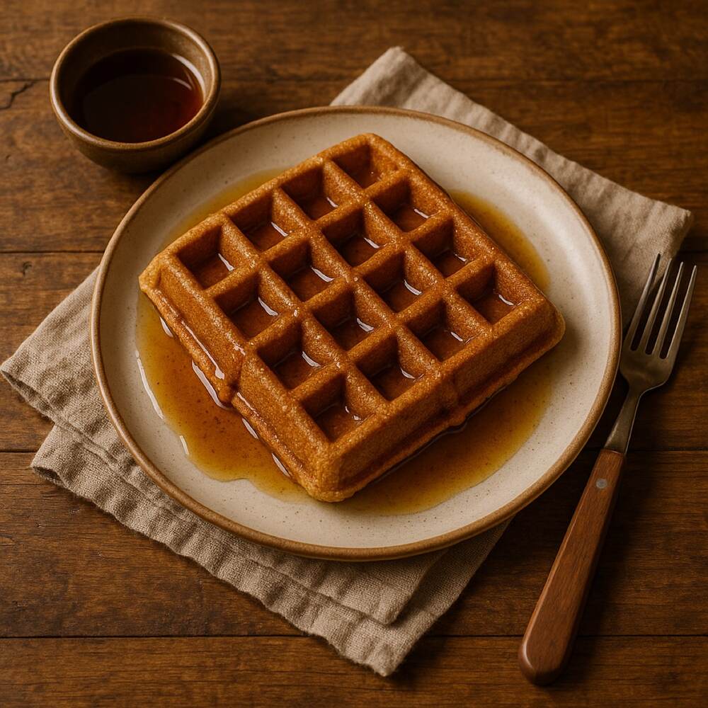 Vegan Waffles (Gluten, dairy & refined-sugar free)